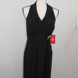 Nox Ally's USA Long Halter Black Formal Dress Sz L
